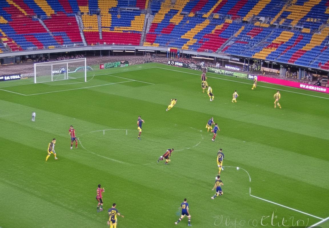 巴塞罗那VS韦斯卡：焦点战激情对决精华复